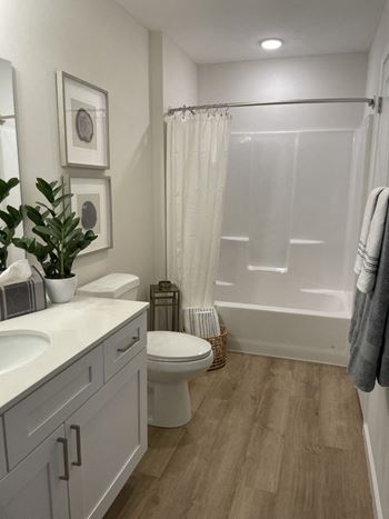 Large soaking tub
