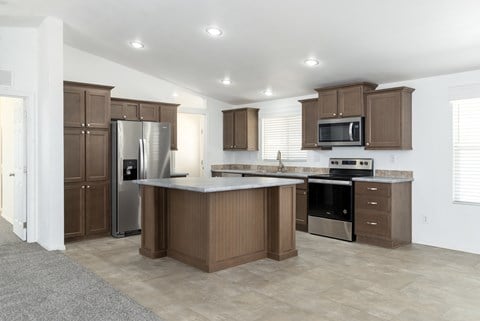 Floor plan for 3 beds, 2 baths, 1386 sqft