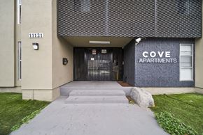 Sun Valley apartment for rent - The front of a building with the number 11121 on it.