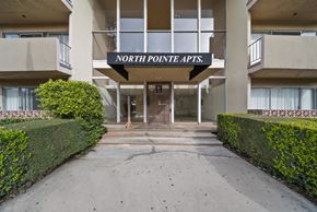Panorama City apartment for rent - The image shows the entrance to the North Pointe Apts.