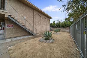 North Hollywood apartment for rent - A house with a sign that says "No Trespassing" on the wall.