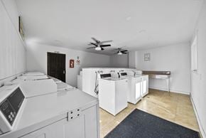 Fontana apartment for rent - A laundry room with a washer and dryer.