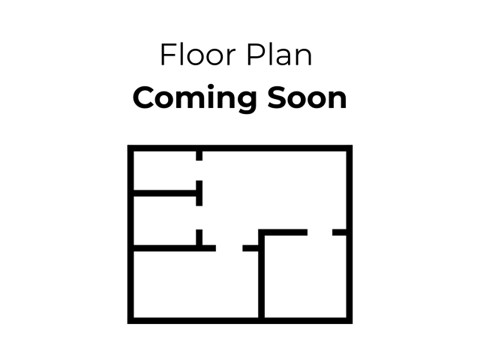 Floor plan for 2 beds, 2 baths, 750 sqft