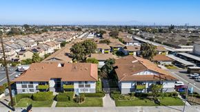 Stanton apartment for rent - A residential area with houses and a clear sky.