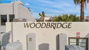 Phoenix apartment for rent - A building with the name "Woodbridge" on it.
