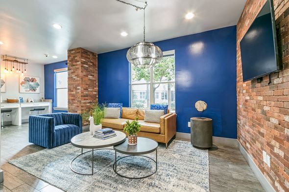 Atlanta apartment for rent - Living room at The Atlantic North Highland, Charlotte