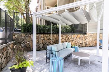 Private balcony with seating