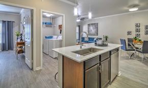 Mckinney apartment for rent - Kitchen and Dining Room area at The Atlantic McKinney Ranch, McKinney, TX, 75070