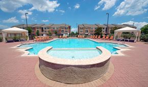 Mckinney apartment for rent - Resort Inspired Pool with Sundeck and Cabanas. at The Atlantic McKinney Ranch, McKinney, TX