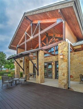 Westworth Village apartment for rent - entrance leasing office at Village of Hawks Creek Apartments, Texas, 76114