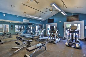 Charlotte apartment for rent - Fully equipped Fitness Center at Magnolia Terrace, Charlotte, NC, 28213
