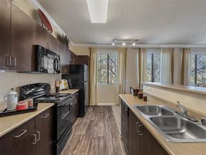 Phoenix apartment for rent - a kitchen with a stove and a sink