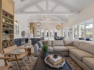 Austin apartment for rent - a living room with couches and a coffee table