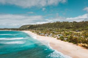 San Francisco apartment for rent - A beautiful beach with clear blue water and white sand.