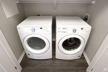 Washer/dryer in each apartment