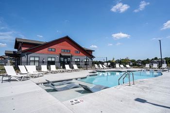 The swimming pool at the resort at governors crossing