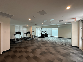 Rohnert Park apartment for rent - A gym with treadmills and exercise equipment.at Bella Creek, California