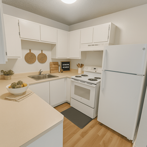 Novato apartment for rent - White Kitchen at Hill Valley, California, 94947