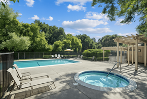 Novato apartment for rent - Hot Tub And Pool at Walnut Grove, Novato, CA
