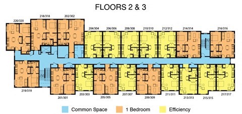 Floor plan for 1 bed, 1 bath, 572 sqft