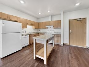 Eden Prairie apartment for rent - A kitchen at Trail Point Ridge Apartments with Island