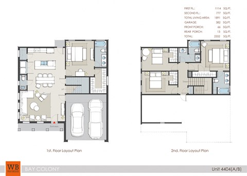 Floor plan for 4 beds, 3.5 baths, 1882 sqft