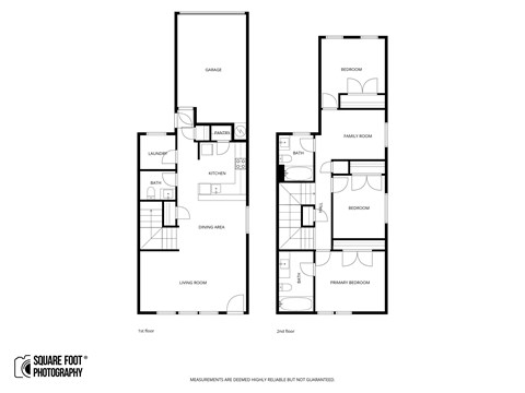 Floor plan for 3 beds, 2.5 baths, 1648 sqft