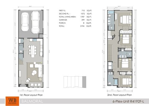 Floor plan for 4 beds, 3.5 baths, 1787 sqft