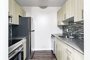 Winnipeg apartment for rent - renovated kitchen