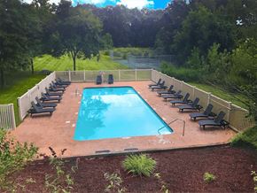 Wallingford apartment for rent - View of Green space and pool at Silvertree Apartments