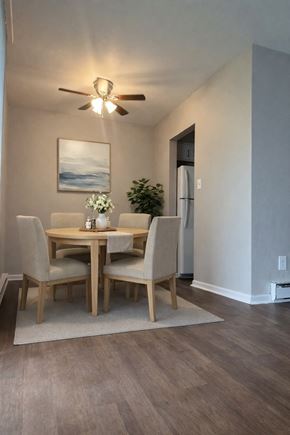 Huber Heights apartment for rent - A dining room with a table and chairs.