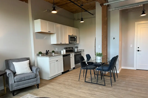 Nashua apartment for rent - a kitchen and dining area with a table and chairs