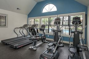 Rancho Cordova apartment for rent - A gym with treadmills and elliptical machines.