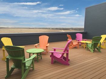 Rooftop deck