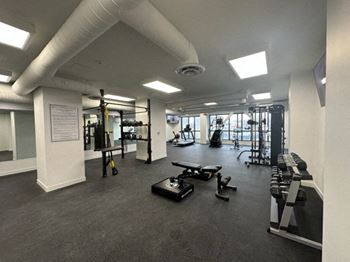 Fitness center with peloton® bikes