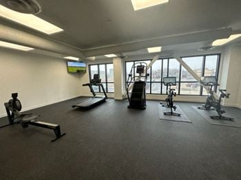 Fitness center with peloton® bikes