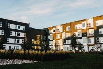 Expansive courtyard