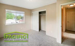 Medford apartment for rent - an empty bedroom with a closet and a window
