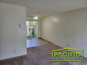Ashland apartment for rent - the living room and dining room of an empty apartment