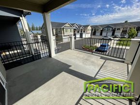 Medford apartment for rent - a balcony or terrace with a view of a yard and houses