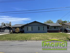 Medford apartment for rent - A house with a sign that says Pacific in front of it.