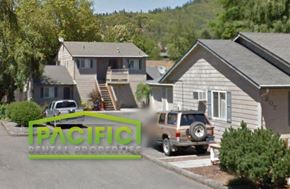 Rogue River apartment for rent - a picture of a house with a car parked in front of it