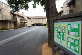 Sacramento apartment for rent - SR Directory sign at property entry