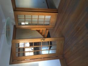 Regina apartment for rent - A wooden window with a white frame is open.