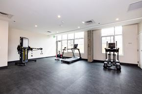 Arvada apartment for rent - the gym has plenty of exercise equipment at the flats at west end apartments