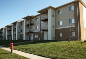 Aberdeen apartment for rent - Apartment building 2802 with a red fire hydrant in front.