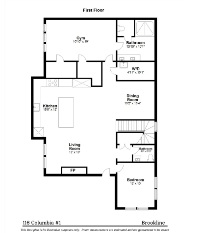 Floor plan for 6 beds, 5 baths, 3500 sqft