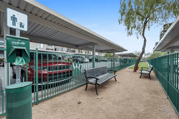 We're pet-friendly - fenced dog run