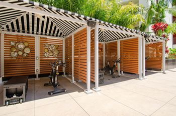Outdoor fitness spaces