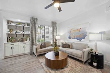 Glendale apartment for rent - a living room with couches and a coffee table